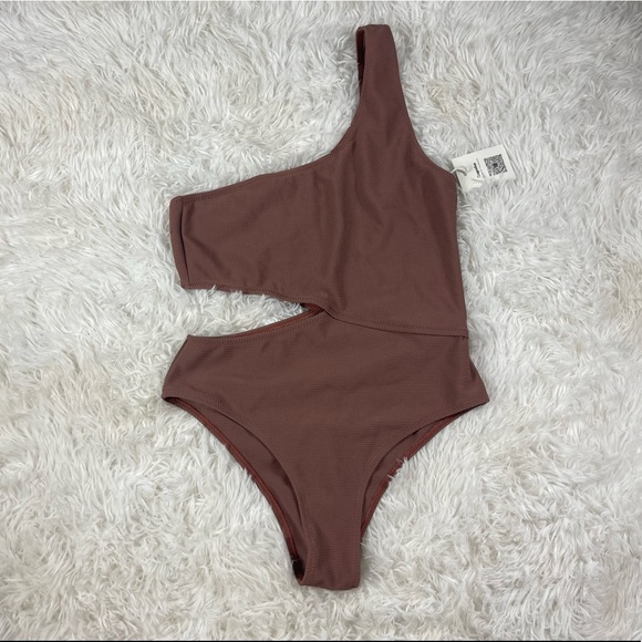 Cupshe Other - NWT- Cupshe Lost in Space One Shoulder Cut Out One Piece Swimsuit